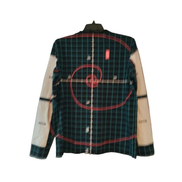 Hudson Outerwear Men's XL Shirt Black T-Shirt Grid Pattern Number Line Crewneck - Picture 15 of 16